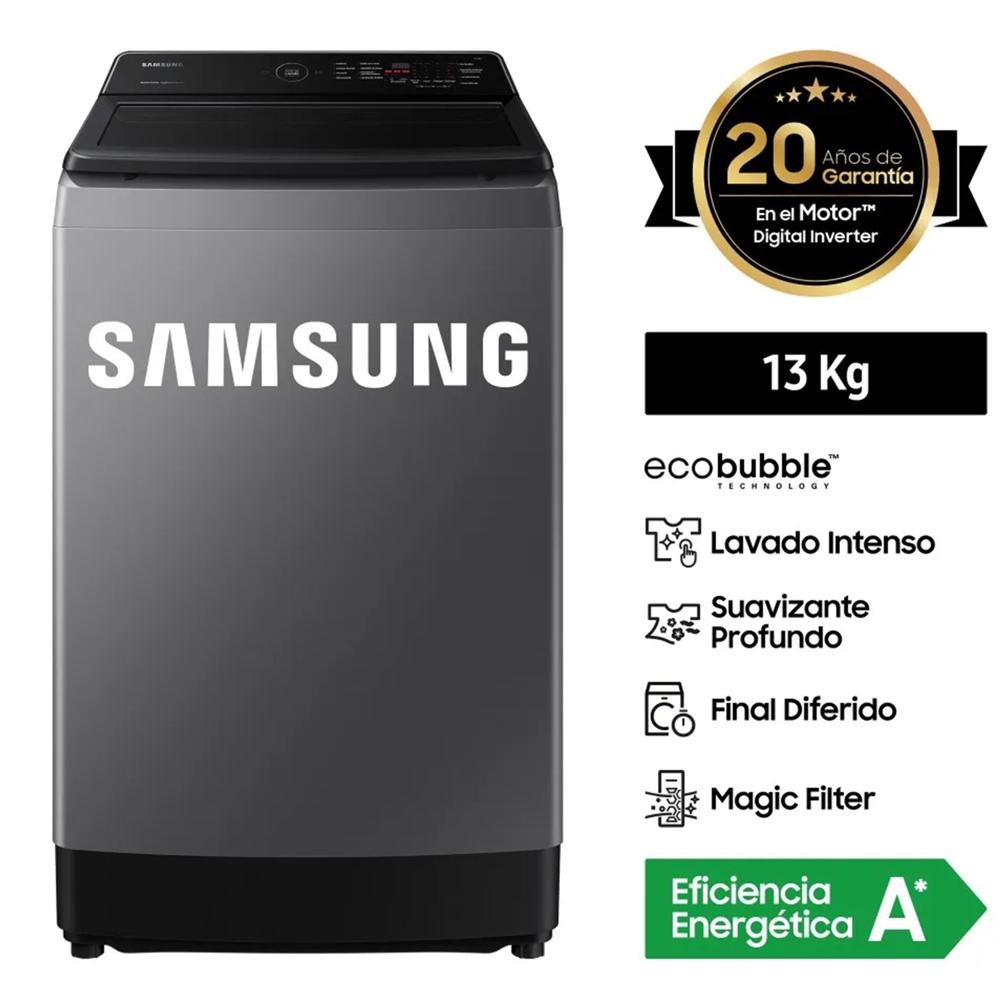 Lavadora SAMSUNG 13 Kg Eco Inverter WA13CG5441BD Gris