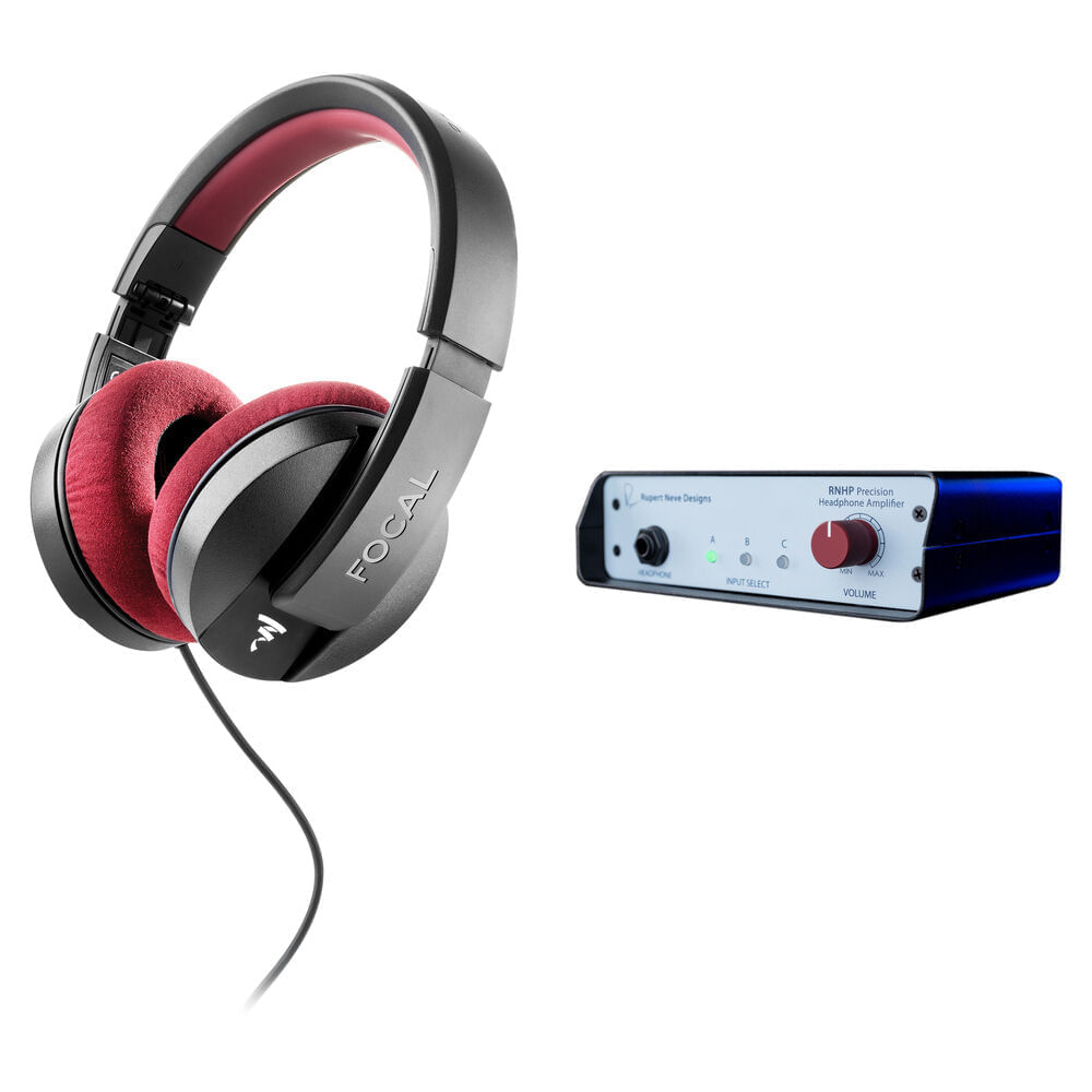 Amplificador de Auriculares de Precisión Rupert Neve Designs RNHP con Auriculares Cerrados Profesion