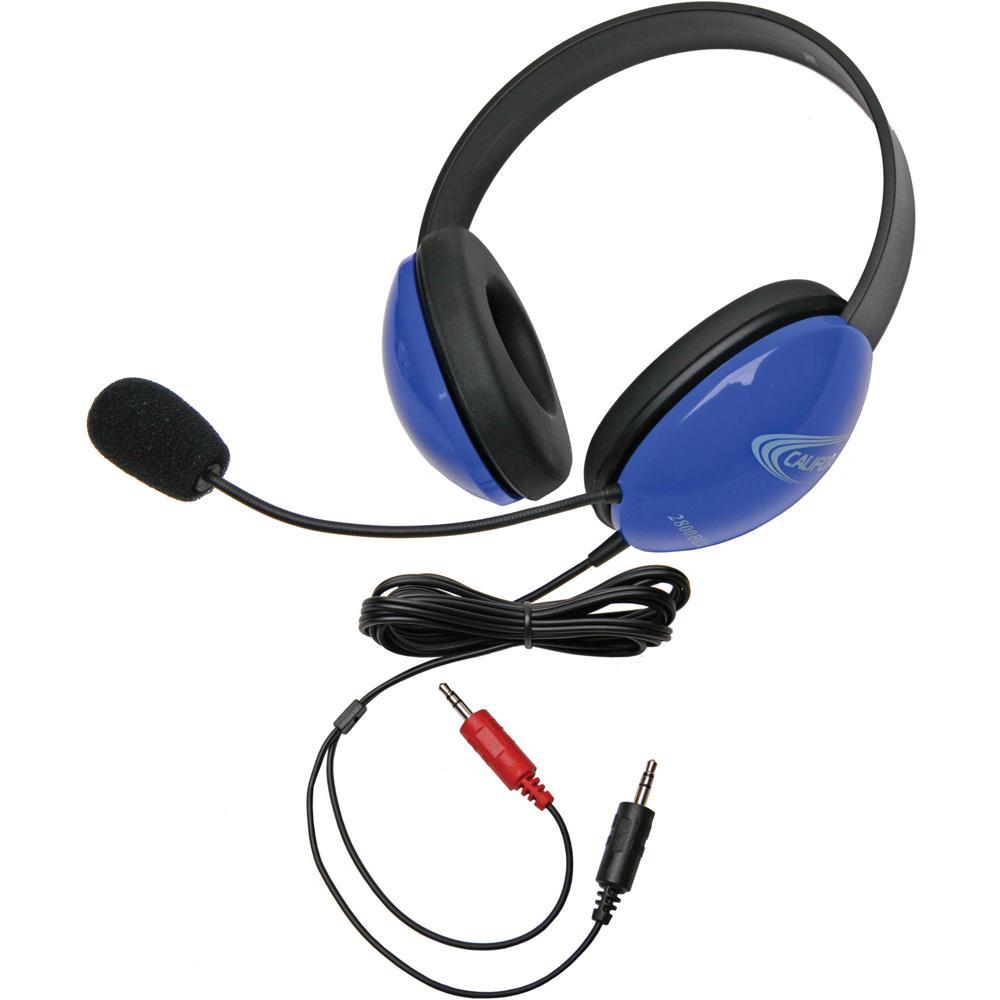 Auriculares Califone 2800BL-AV (Conector Dual de 3.5mm, Azul)