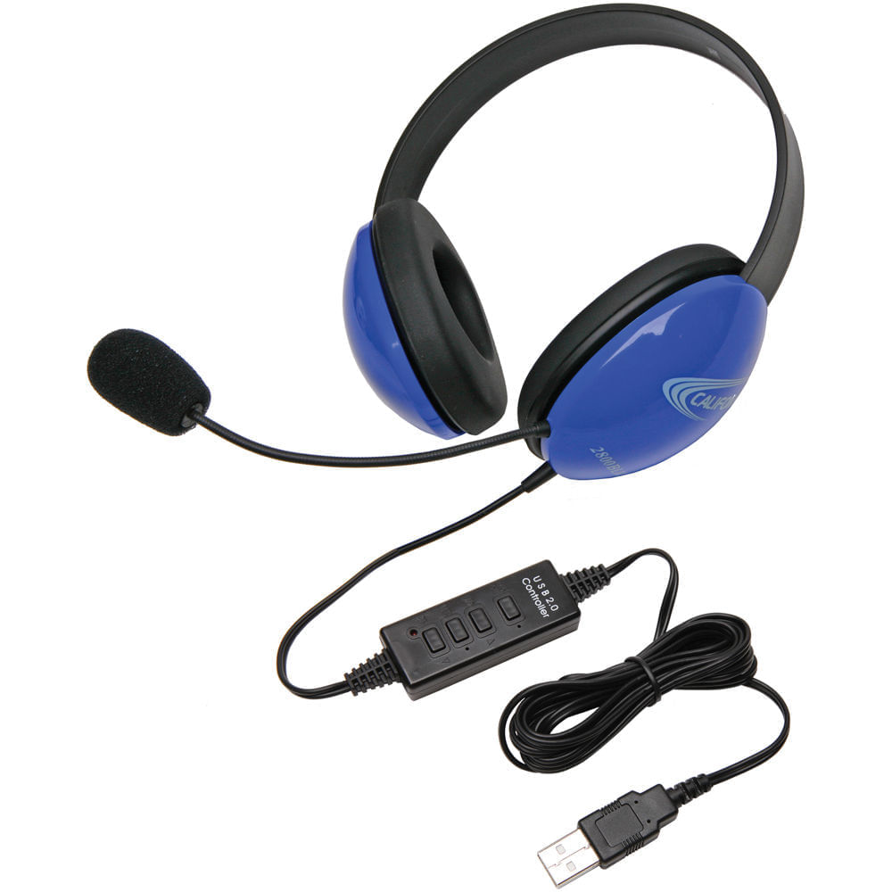 Auriculares Califone 2800BL-USB (USB, Azul)