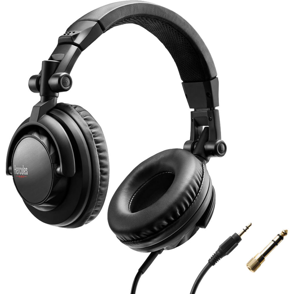 Auriculares DJ Hercules HDP DJ45 Cerrados, Over-Ear, Respuesta de Frecuencia de 20 Hz a 20 kHz, Impe