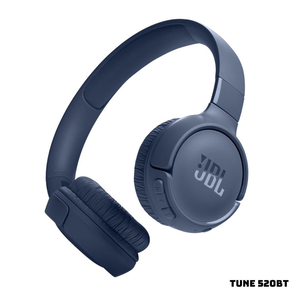 Audífonos JBL Tune 520BT Pure Bass Wireless Azul