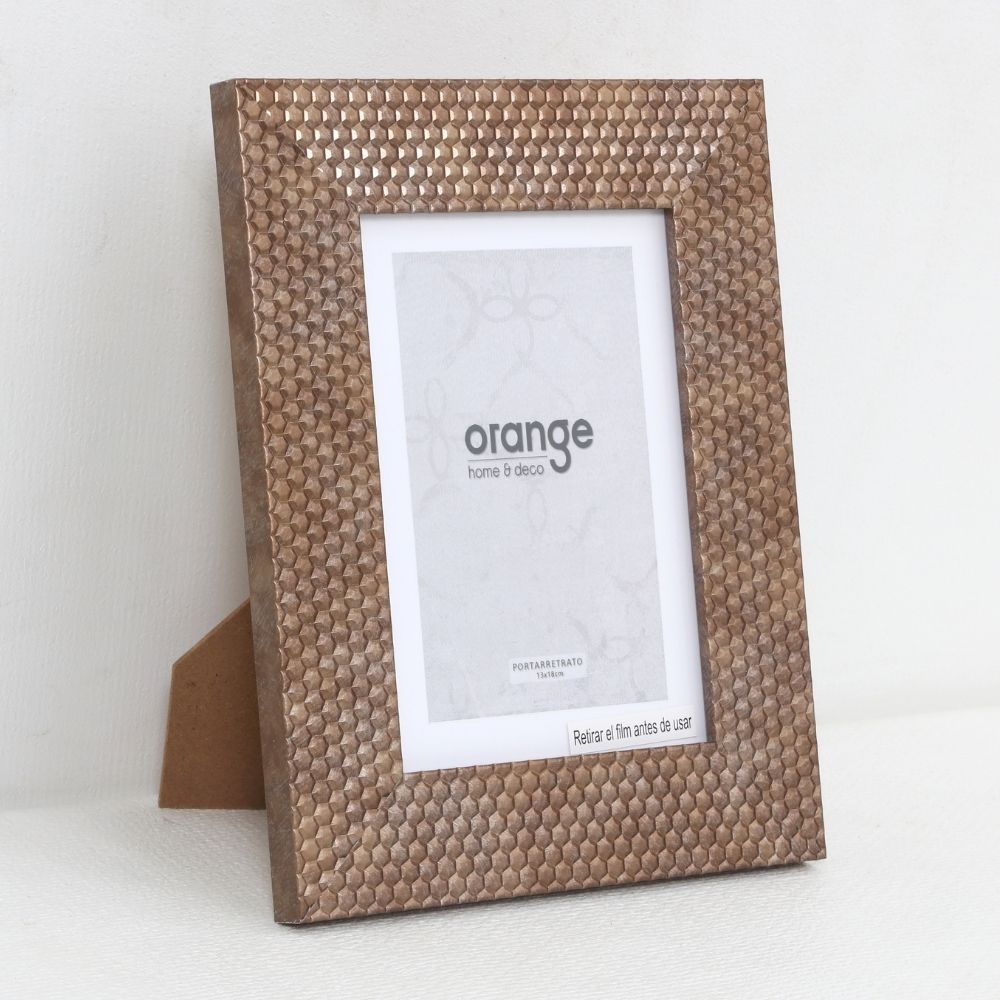 Portarretrato Orange Cobre Tex 13x18cm