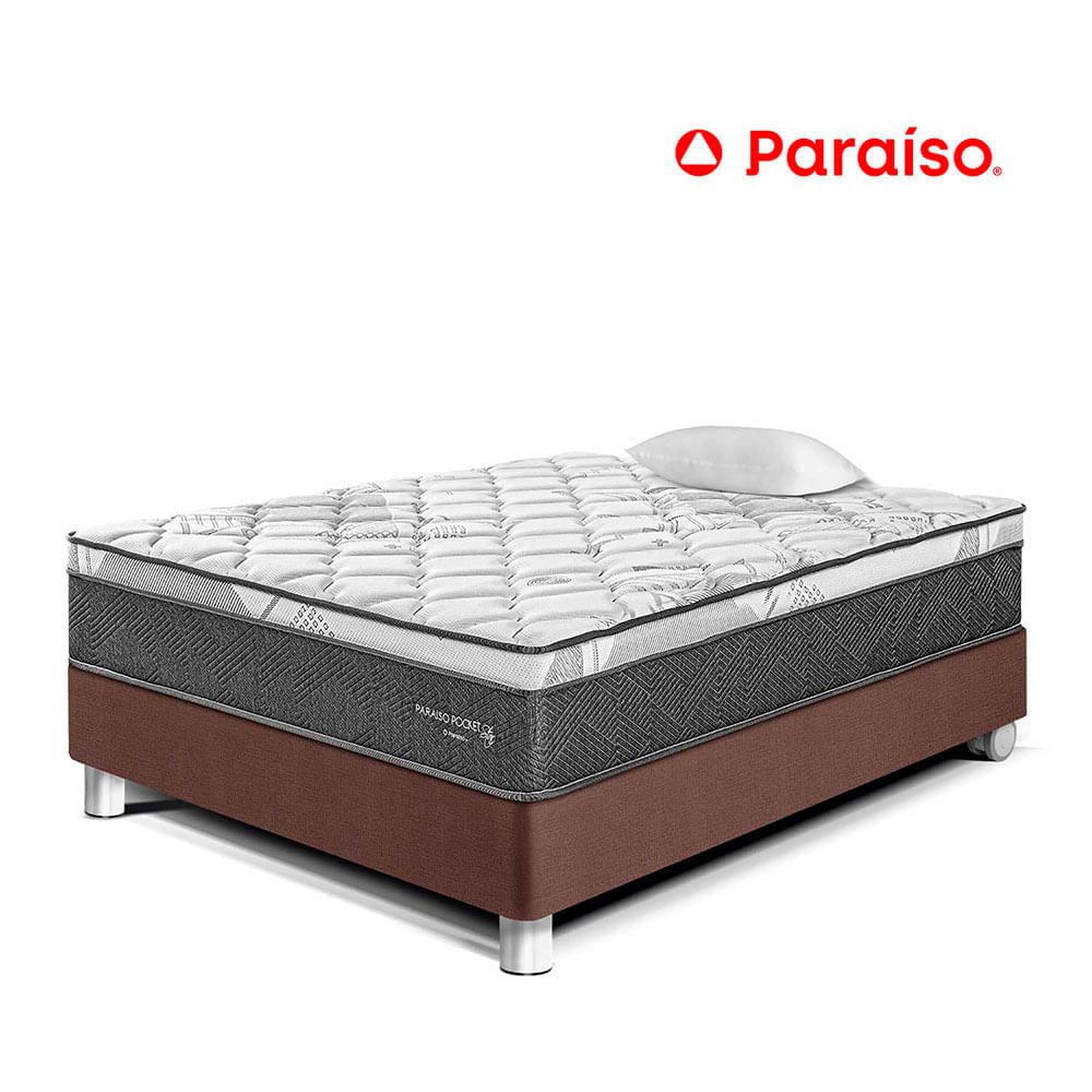 Cama Paraiso Pocket Star 1.5 Plazas