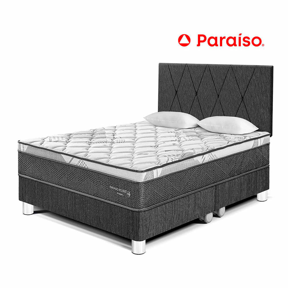 Dormitorio Pocket Star Queen Cabecera Loft + 2 Almohadas + 1