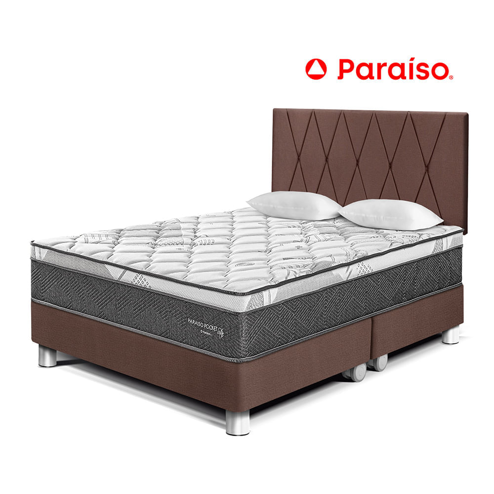 Dormitorio Pocket Star King Cabecera Loft + 2 Almohadas + 1 
