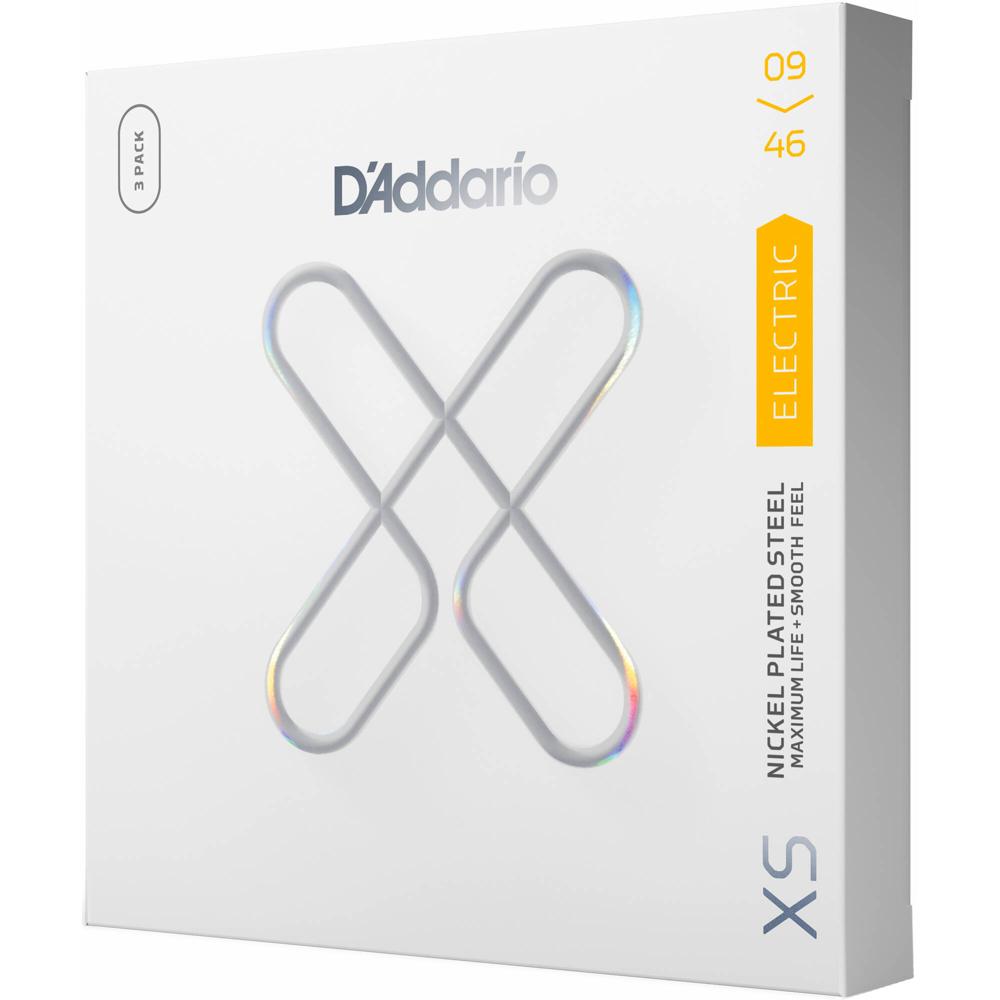 Cuerdas de Guitarra Eléctrica D'Addario Super LT Top/Regular Bottom XS Recubiertas de Níquel - Paque