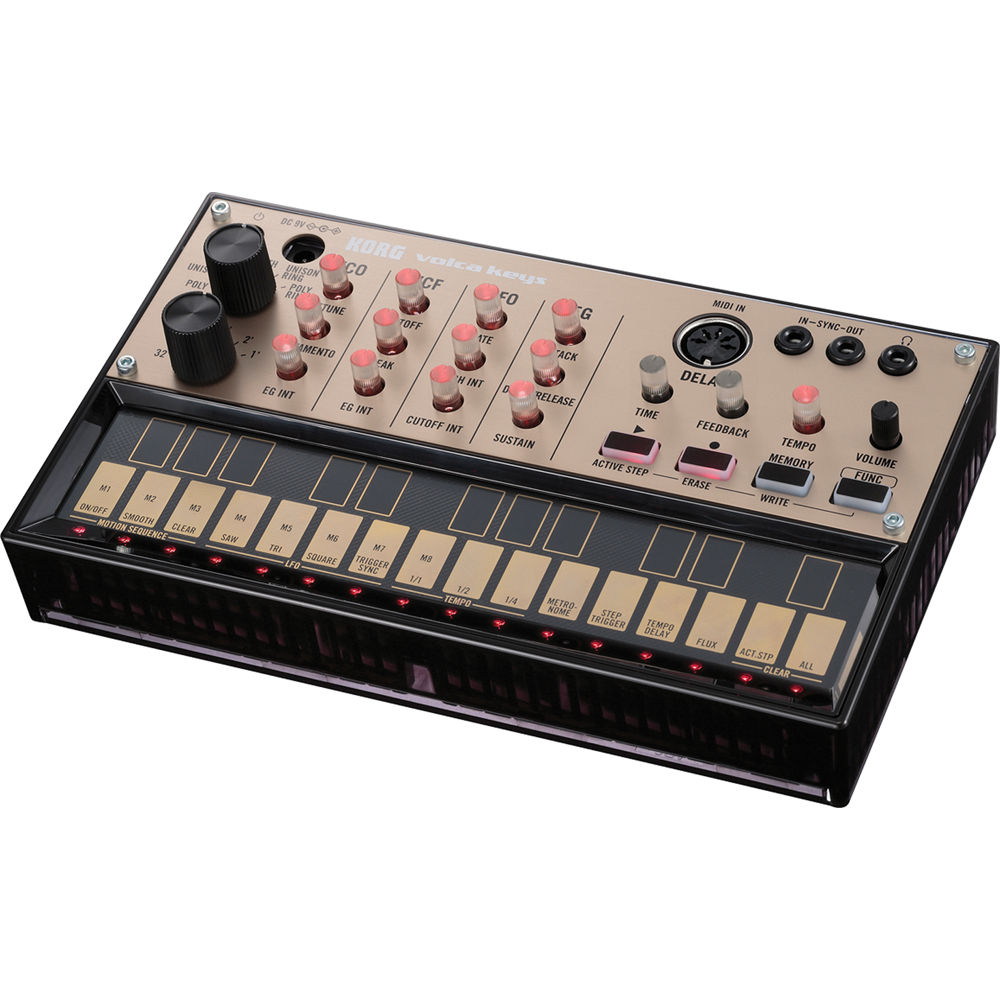 Korg Volca Keys: Sintetizador Analógico Polifónico con Secuenciador de Bucles y Altavoz Integrado
