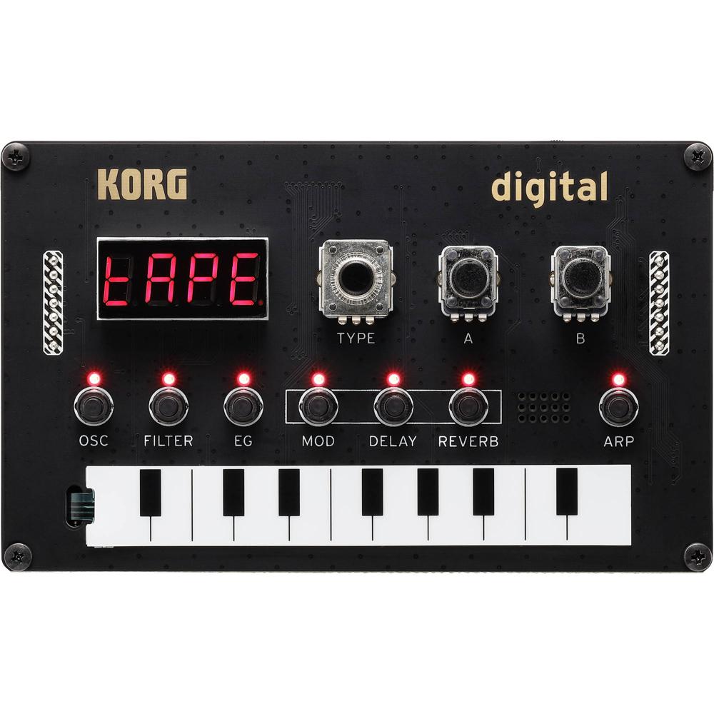 Korg Nu:Tekt NTS-1 Kit Digital DIY Sintetizador Programable con Controlador de Cinta y Efectos Avanz
