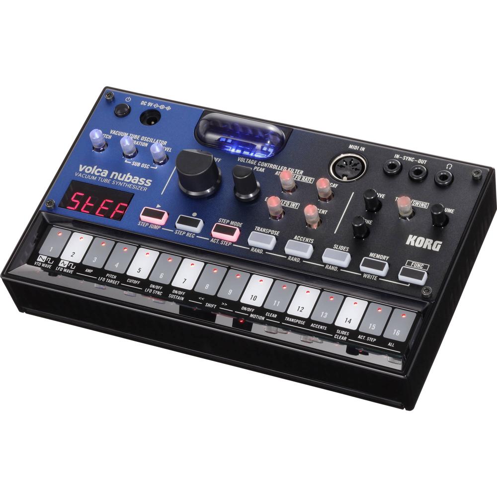 Korg Volca Nubass: Sintetizador de Tubo de Vacío con Secuenciador de 16 Pasos y Circuito de Oscilado