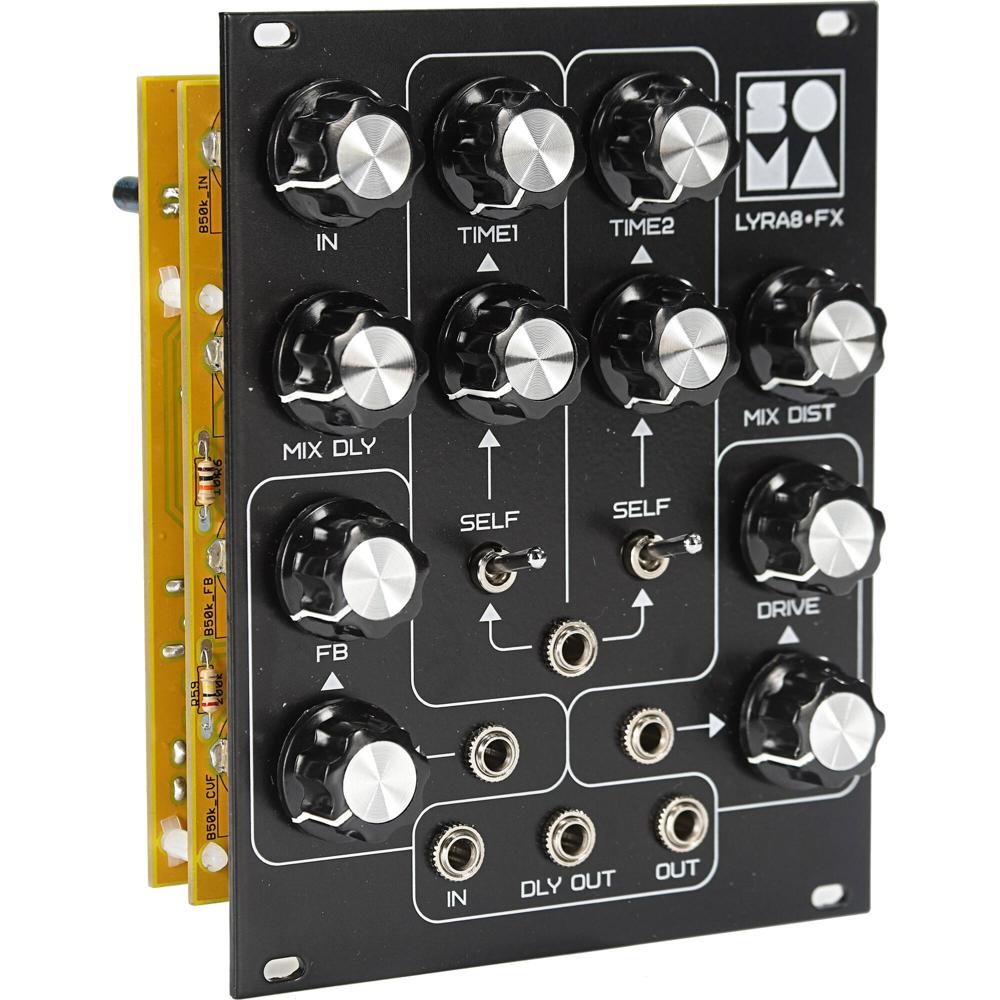 Módulo Procesador de Efectos Eurorack SOMA Sound LYRA FX (Negro)