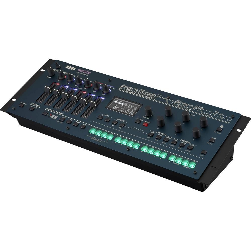 Korg opsix Módulo Sintetizador FM Alterado de 4 RU con 64 Voces y Efectos de Alta Definición