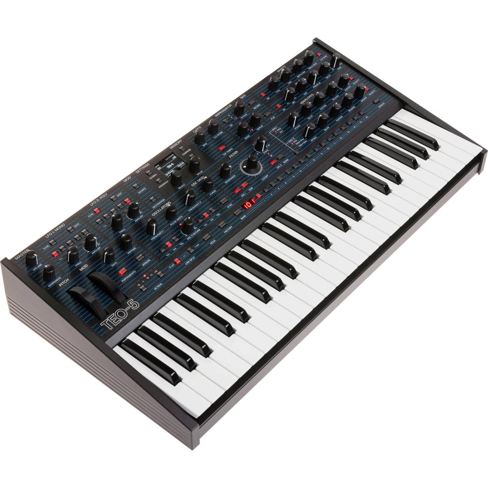 Oberheim TEO-5: Teclado Sintetizador Analógico con Polifonía de 5 Voces y Efectos Multi-Usos