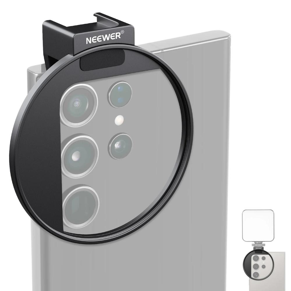 Neewer Soporte de filtro para teléfono con anillo adaptador 67 mm