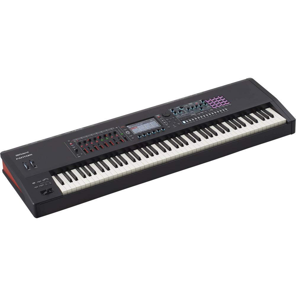 Teclado Estación de Trabajo Roland FANTOM-8 de 88 Notas con Teclado PHA-50, Sonidos Acústicos y Elec