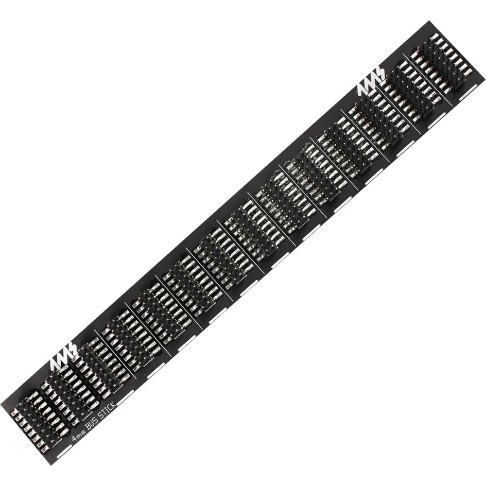 Placa de Distribución de Energía de Bajo Perfil 4ms Bus Stick con Conectores Desnudos - Soporta hast