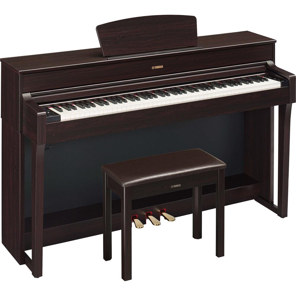 Piano Digital Yamaha ARIUS YDP-184 de 88 Teclas con Banco (Madera Oscura) - Tecnología de Modelado d