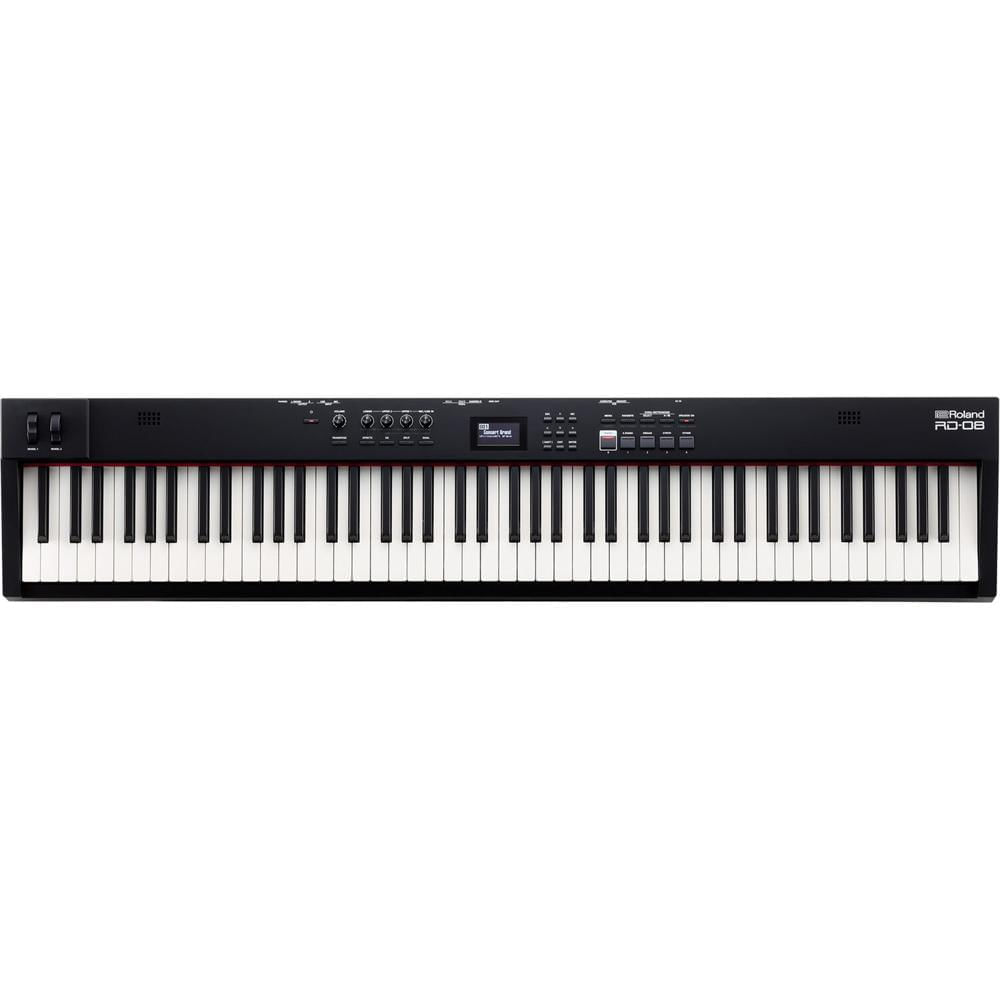 Roland RD-08 Piano Digital de Escenario de 88 Teclas con Sonidos Super L y Efectos Multi-Zona