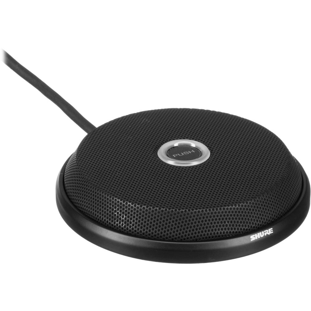 Micrófono de Superficie Doble Elemento Shure MX396/C con Cobertura de 0 a 180 Grados, Salida de Cabl