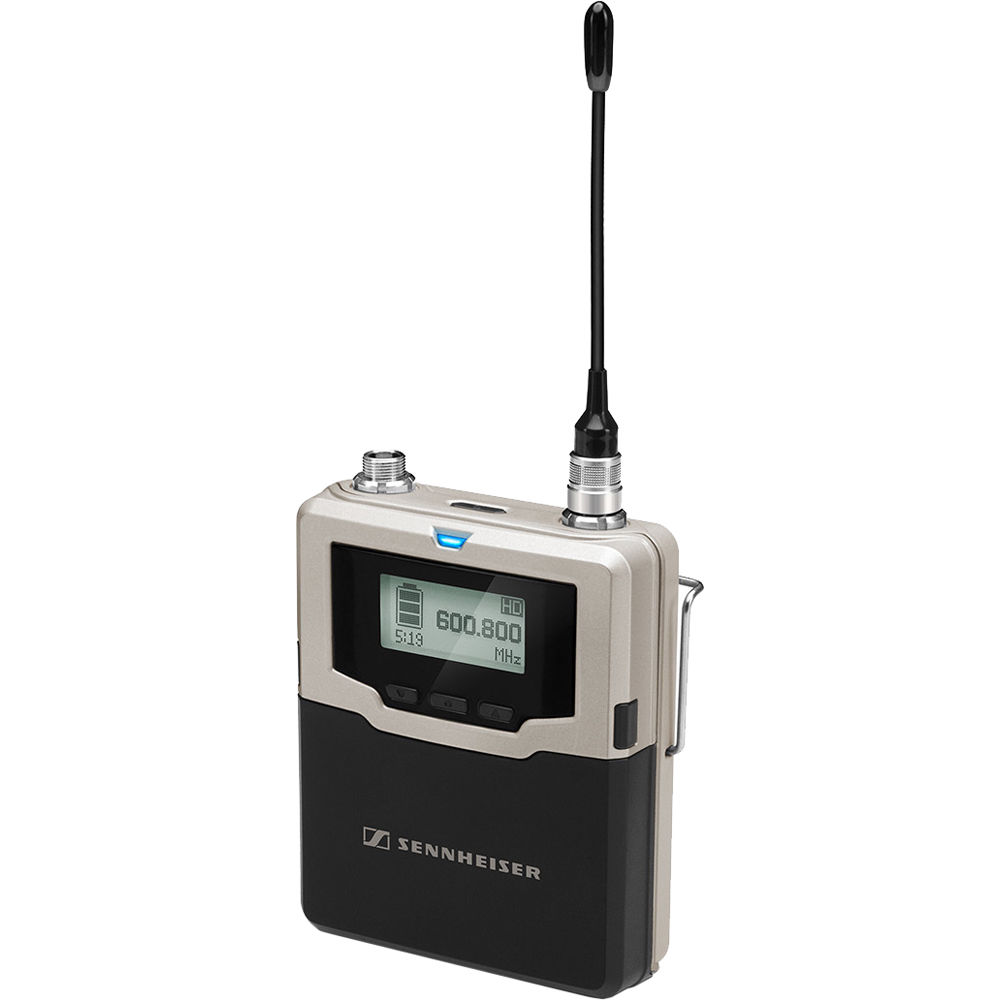 Transmisor Inalámbrico Digital Sennheiser SK 9000 para Cuerpo (A1-A4: 470 a 558 MHz) - Compatible co