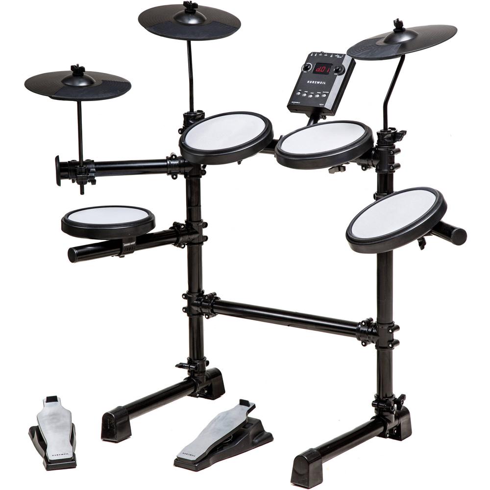 Set de Batería Electrónica Kurzweil KD1S de 8 Piezas con 31 Kits de Sonido y Pads Ajustables