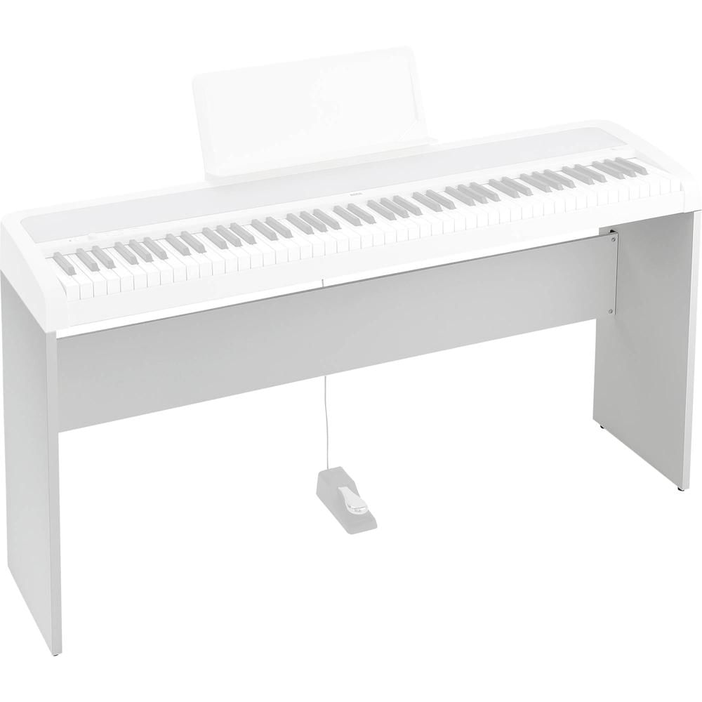 Soporte de Piano Korg STB1 para Pianos Digitales B1 y B2 (Blanco) - Altura Estándar de Teclado