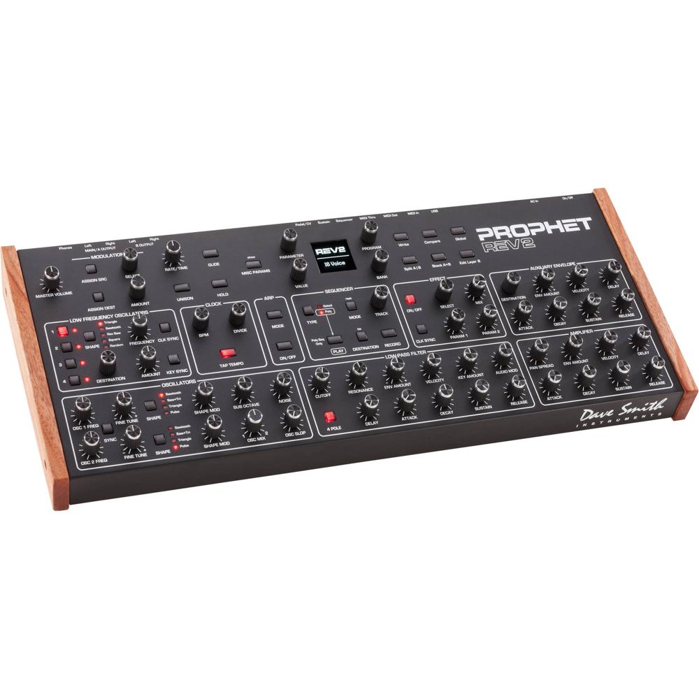Módulo Sintetizador Analógico Polifónico Sequential Prophet Rev2 de 16 Voces con Osciladores Digital