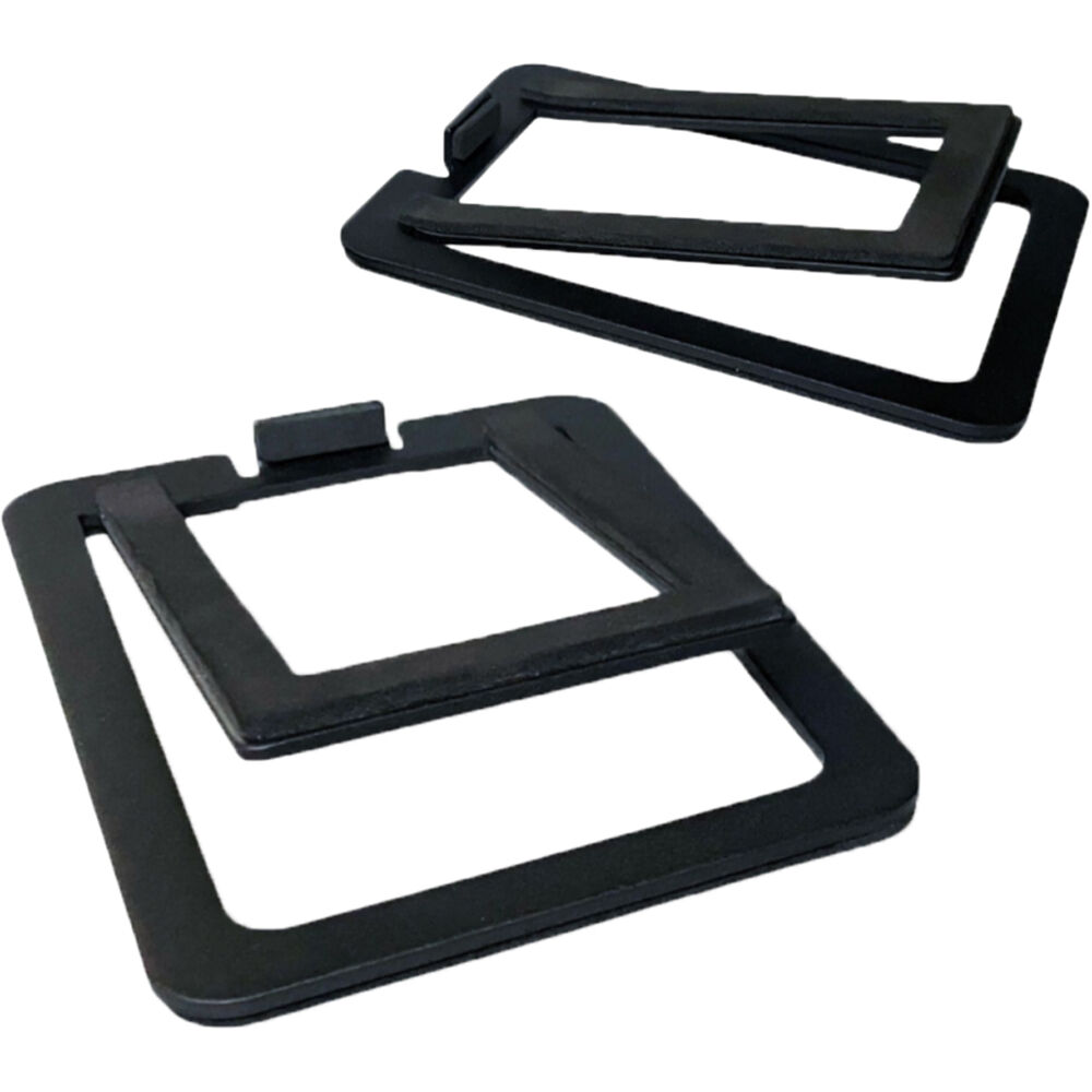 Soportes de Altavoces de Escritorio Audioengine DS1M (Negro, Par) - Construcción de Acero, Inclinaci