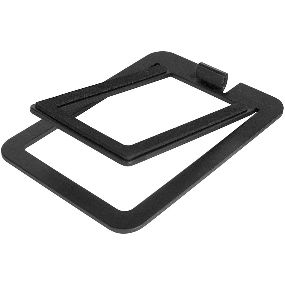 Soportes de Altavoces de Escritorio Kanto Living S2 (Par, Negro) - Construcción de Aluminio, Inclina