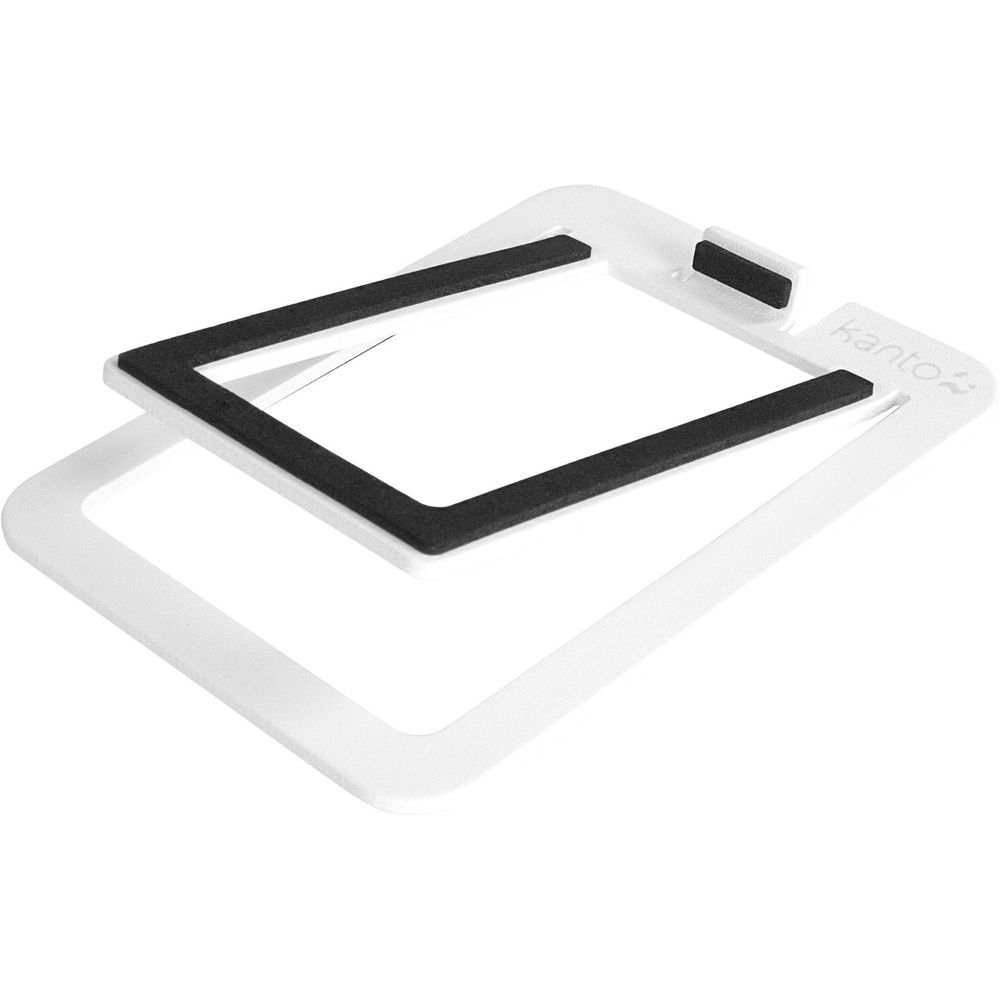 Soportes de Escritorio Kanto Living S2 para Altavoces (Par, Blanco) - Construcción de Aluminio, Incl