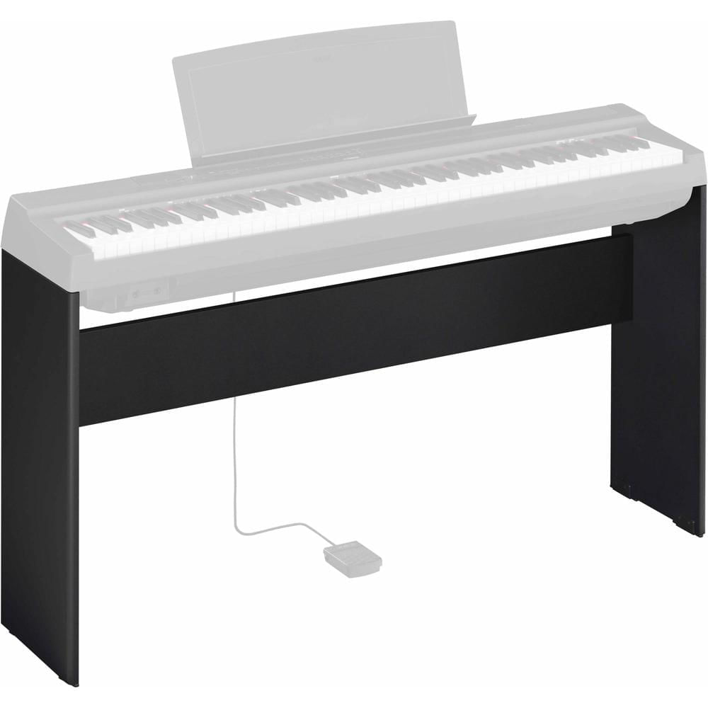 Soporte de Teclado de Madera Yamaha L-125B para Piano Digital P-125 (Negro) - Plataforma Robusta y C