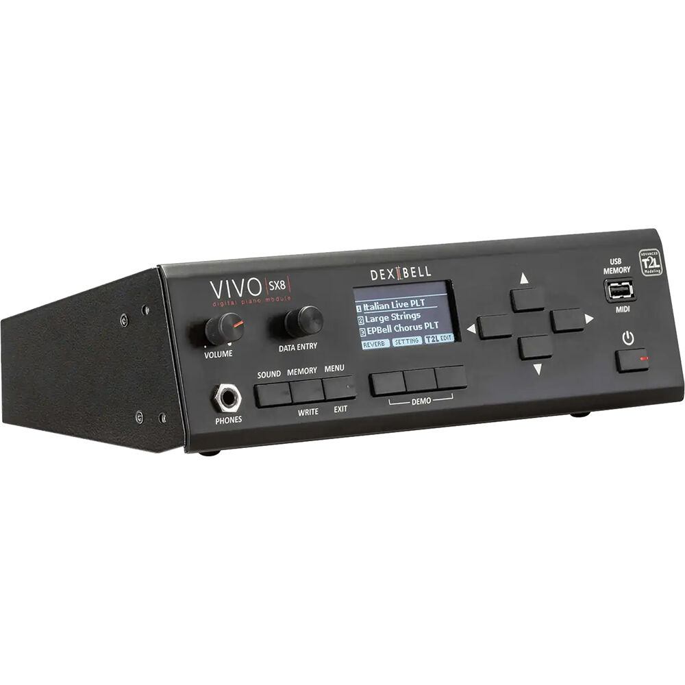 Módulo de Piano Digital Dexibell VIVO SX8: 178 Sonidos, 100 Órganos, Tecnología T2L, Polifonía Ilimi