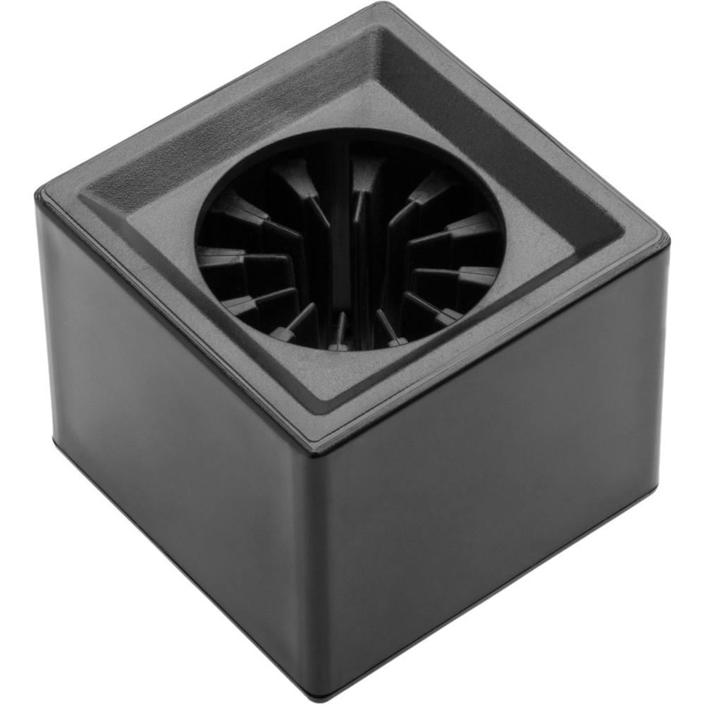 Auray PMF-SB Bandera de Micrófono Premium (Cuadrada, Negra) - Se Adapta a Micrófonos de 0.75"" a 1.5""