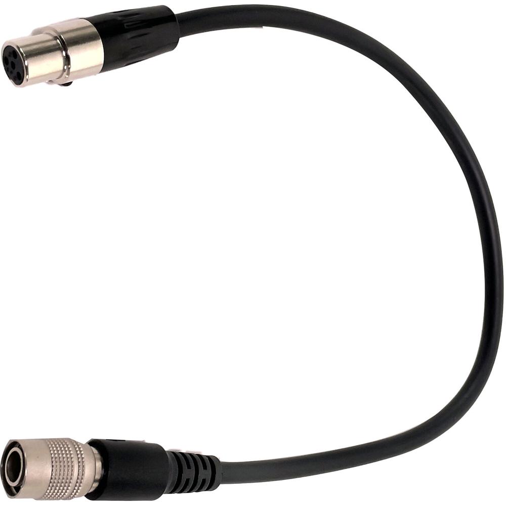Cable de Poder Recto Hirose a TA4F (11.75"") para Mezcladores/Grabadoras de Sonido y Distribuidores d
