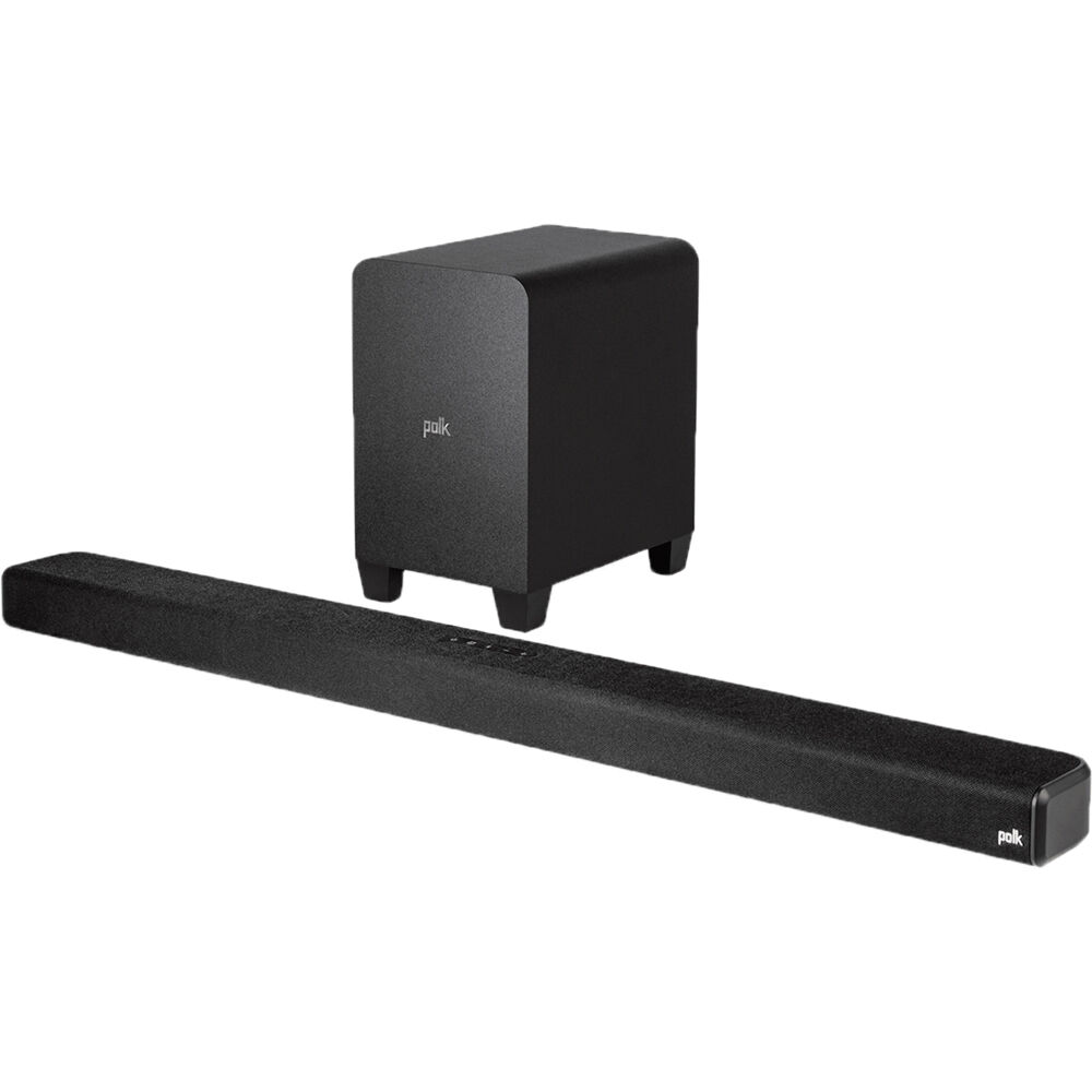 Polk Audio Signa S4 - Barra de Sonido 3.1.2 Canales con Dolby Atmos, Bluetooth, HDMI ARC/eARC, y Mod