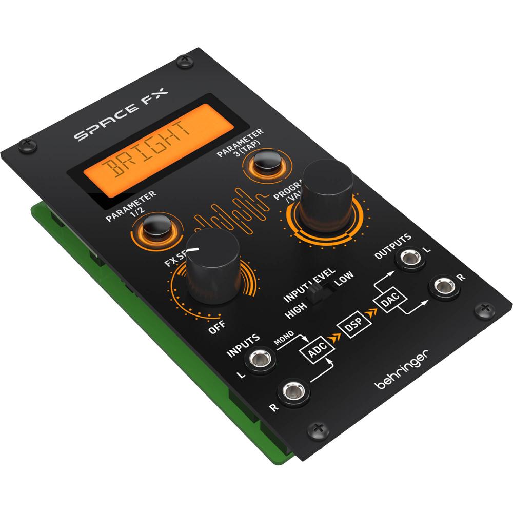 Módulo Eurorack Behringer SPACE FX 24-Bit Estéreo Multi-Efecto (14 HP) - 32 Algoritmos de Efecto, Re