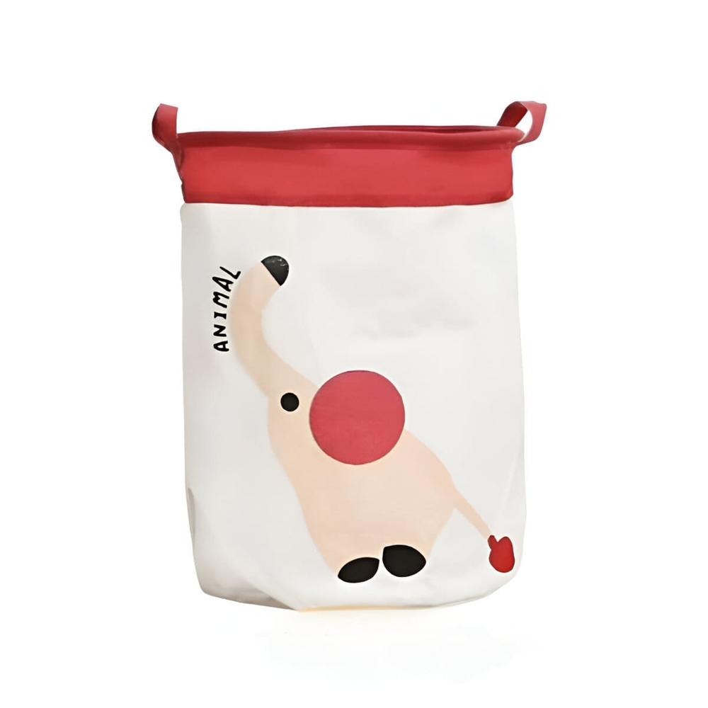 Cesto De Ropa Para Dormitorio Lavandería Diseño De Animales Elefante 647JF02