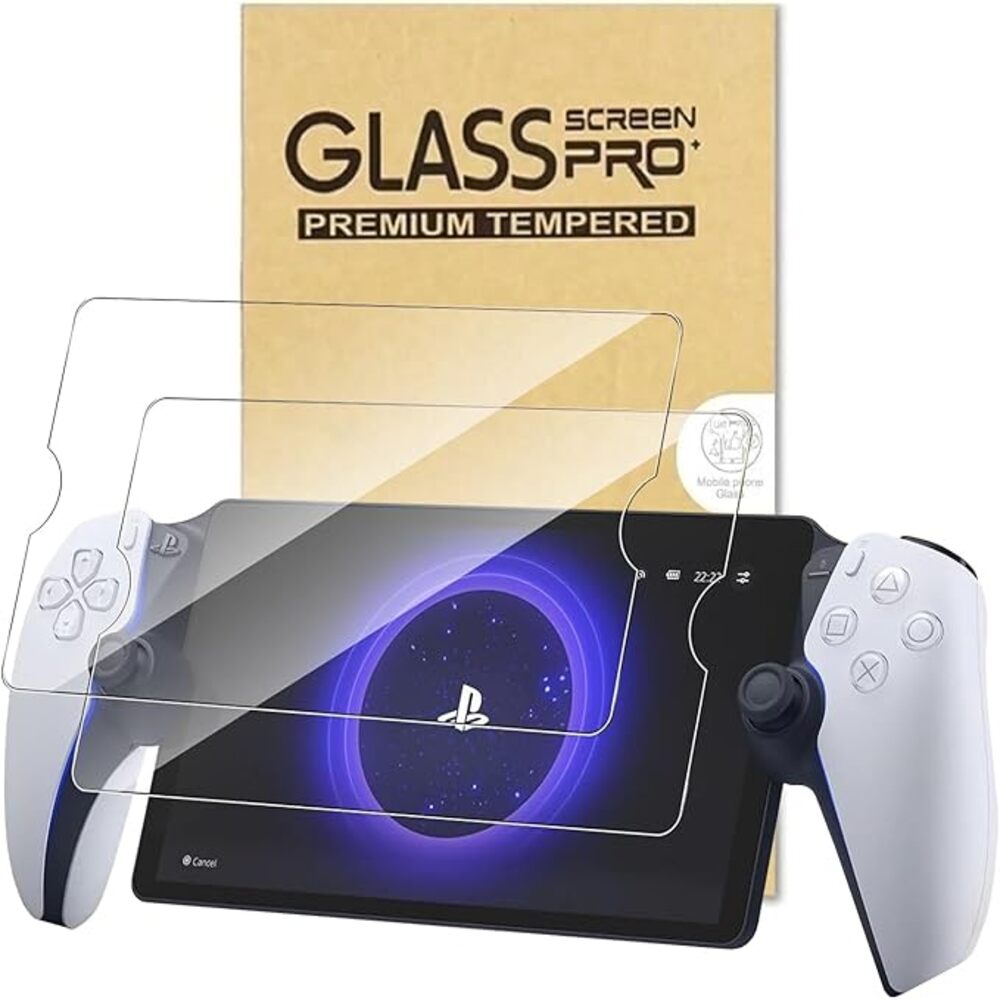 Protector Pantalla Mica Vidrio Templado Para Playstation 5 PS5 Portal ( Pack 2 unid.)