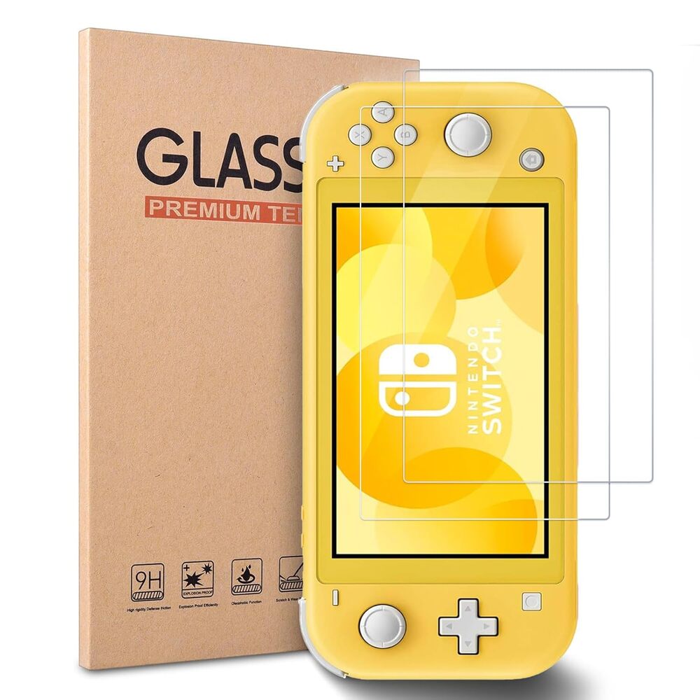 Protector Pantalla Mica Vidrio Templado Para Nintendo Switch Lite ( Pack 2 unid.)