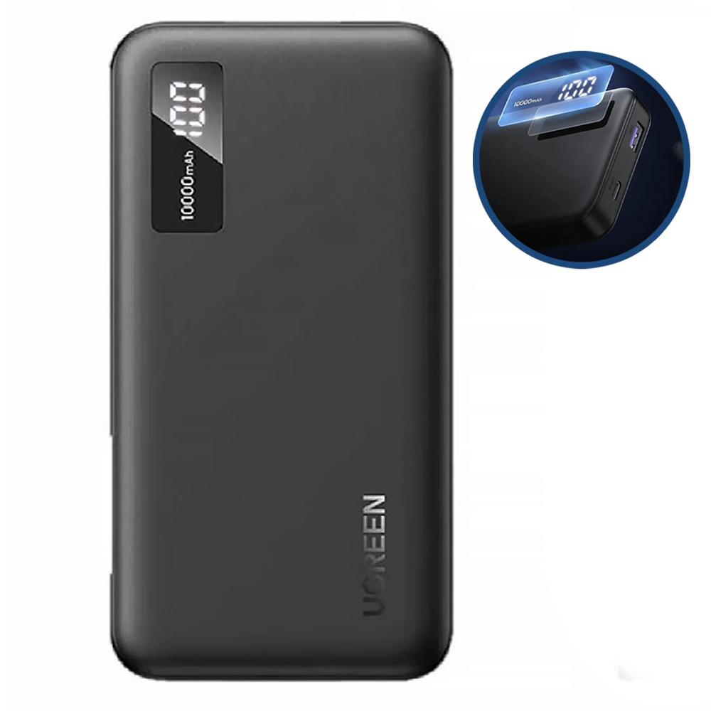 Power Bank de 10000mAh UGREEN Carga Rápida Pantalla Digital PB311