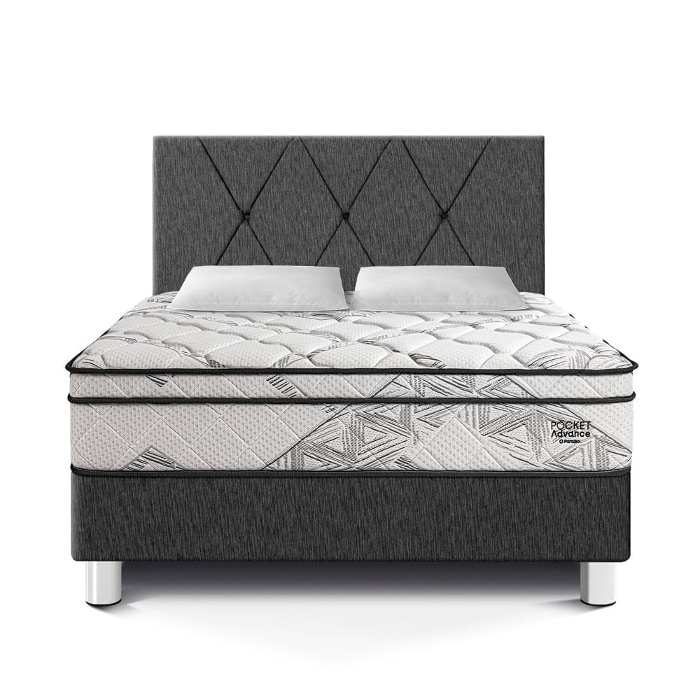 Dormitorio Pocket Advance 2 Plazas Cabe Loft Charcoal
