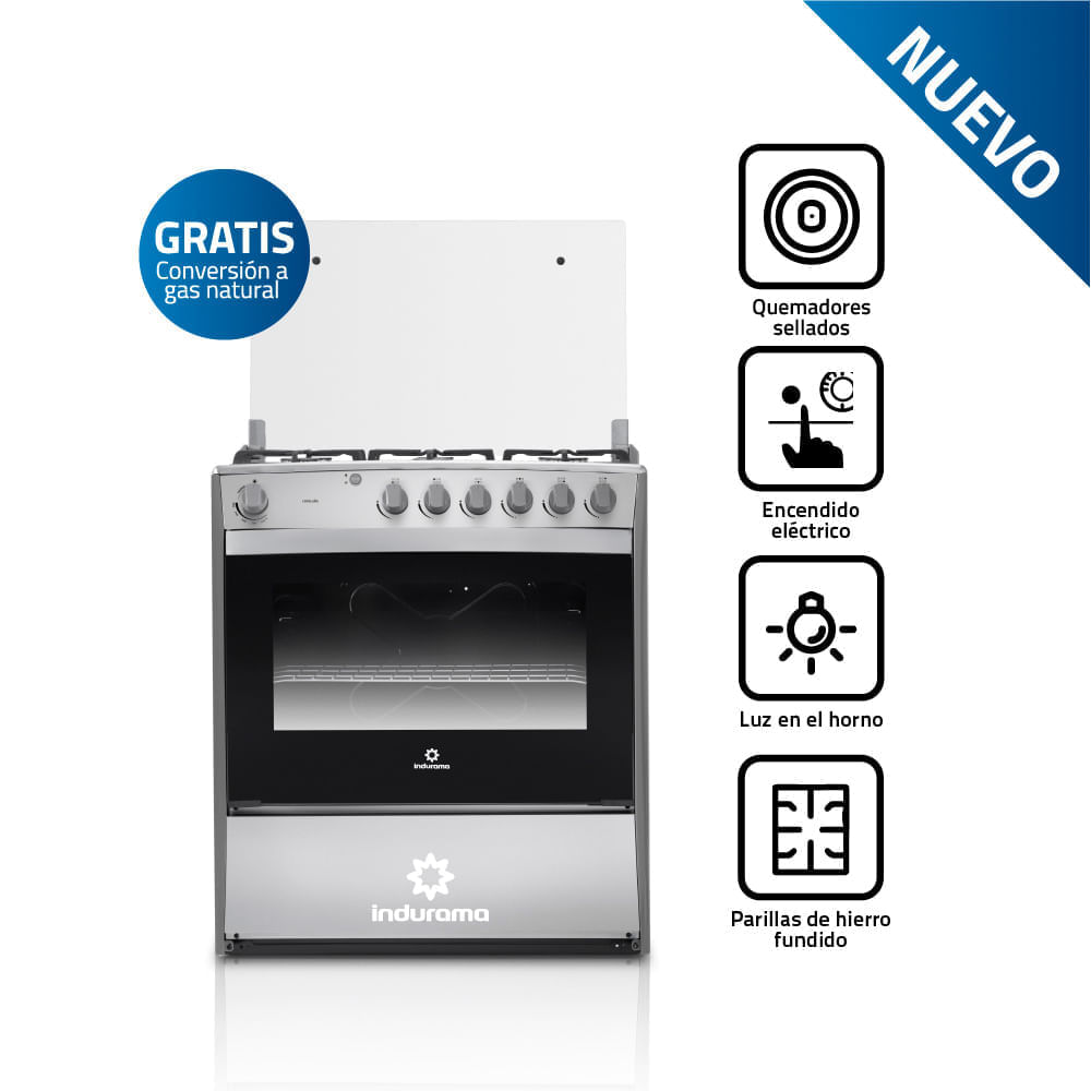 Cocina Indurama 6 Hornillas Cataluña