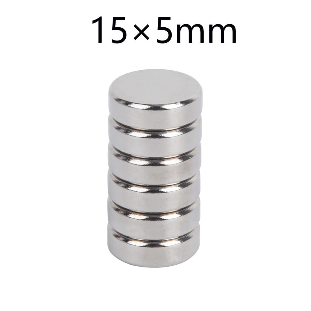 Iman De Neodimio Modelo Disco 15mmx5mm 10 unidades