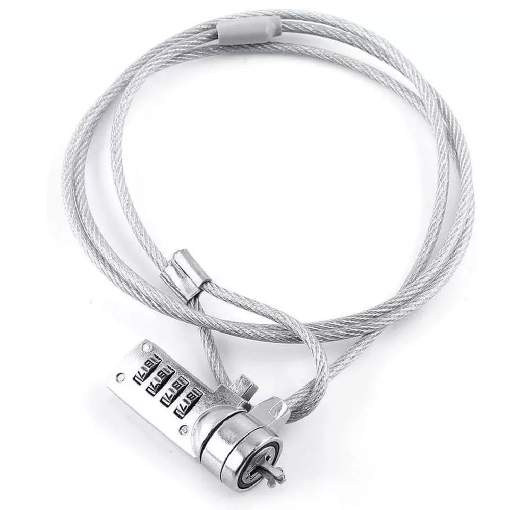 Candado Linga Cable Acero Notebook Seguridad con Clave