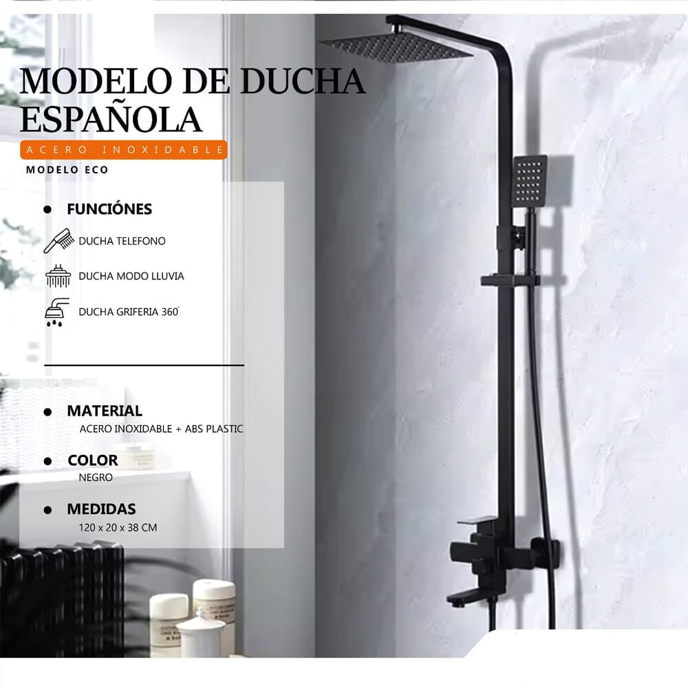 Ducha Española Modelo Eco