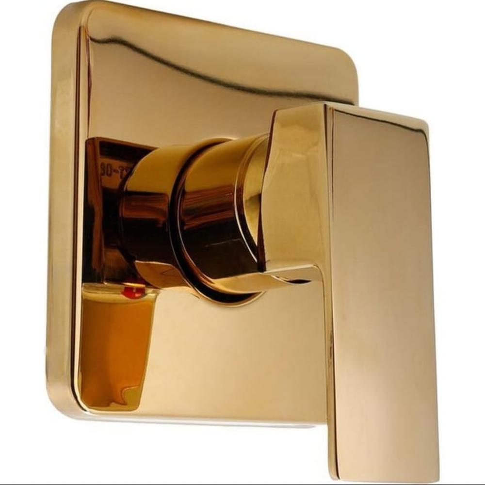 Mezcladora Ducha Monomando Bronce Macizo Dorado Oro