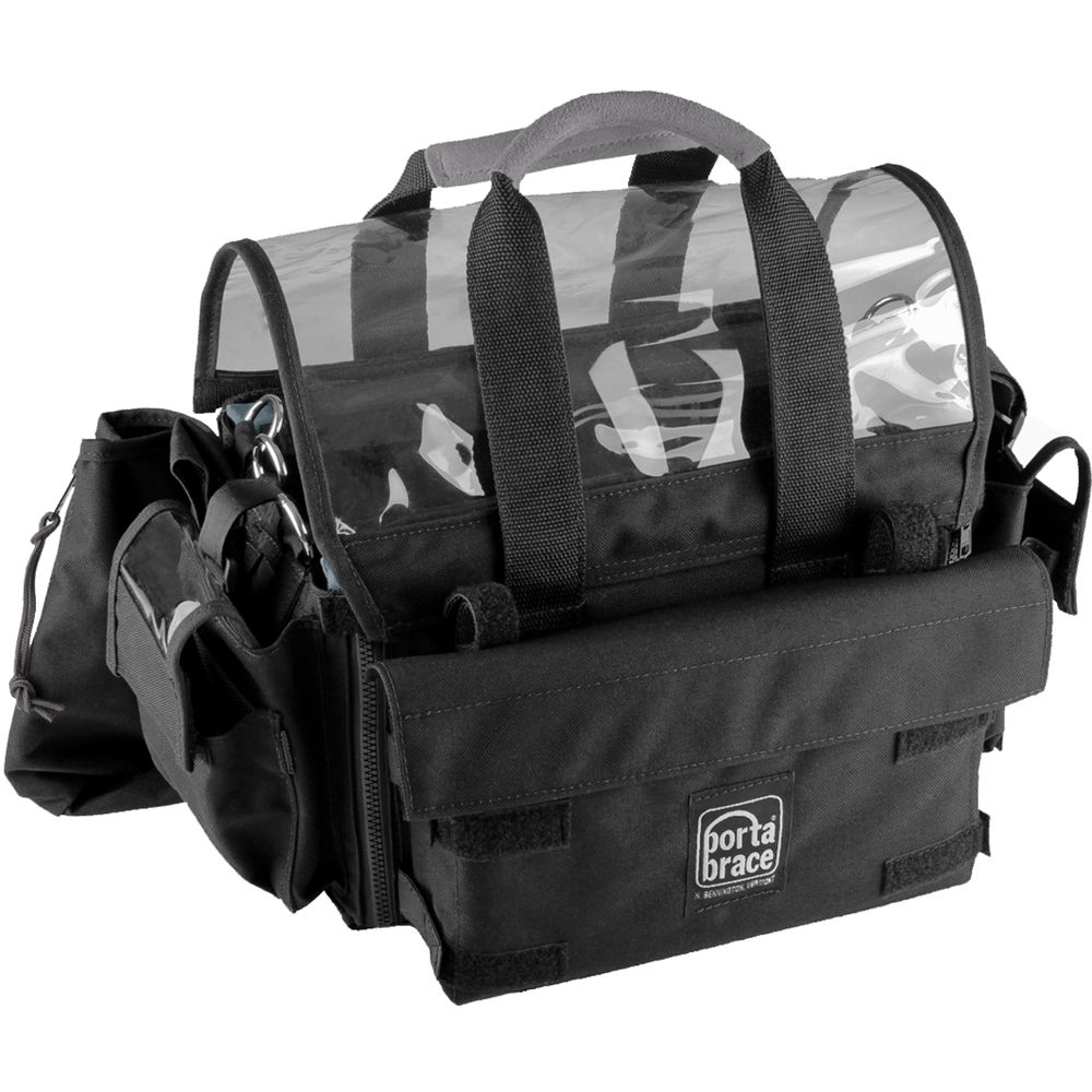 PortaBrace AO-1.5XBH Organizador de Audio con Kit de Arnés AH-2H (Negro) - Organizador de Audio y Ar