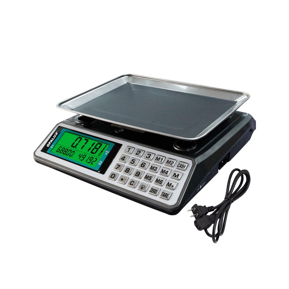 Balanza Digital Recargable 40Kg OP-989C OPALUX