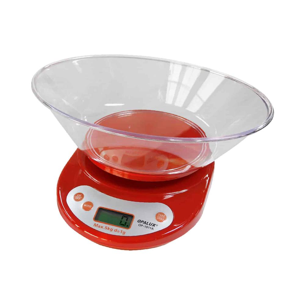 Balanza Digital Gramera 5Kg OP-1811A-RD OPALUX