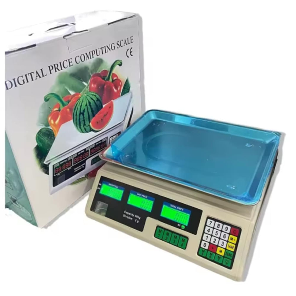 Balanza Digital Electronica Bascula de 40kg Comercial de Negocios